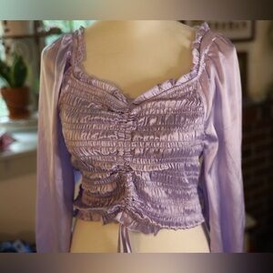 Japna Lavender Crop Top